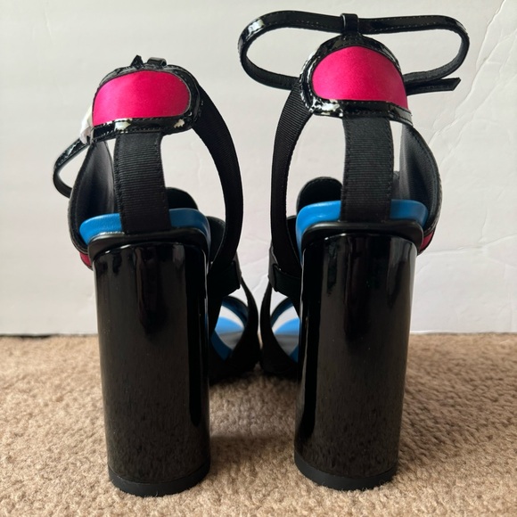 NWT Kat Maconie Multicolored Block Heel Shoes Size 5 - Picture 4 of 7